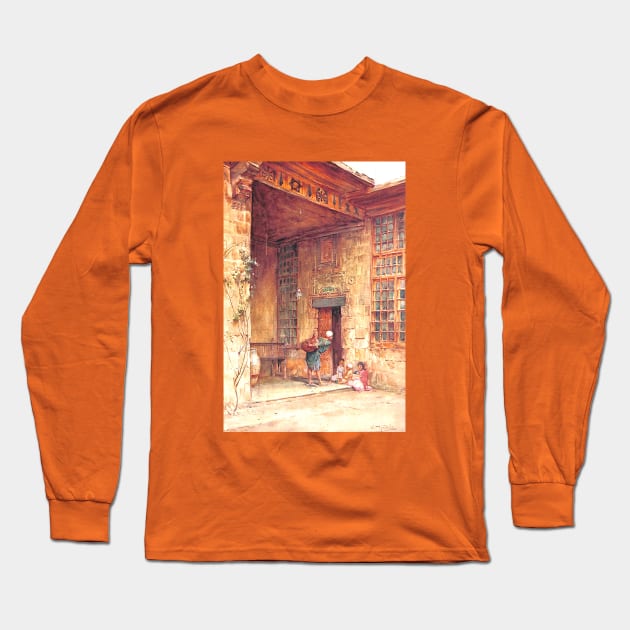 Courtyard in a Cairene House in Egypt Long Sleeve T-Shirt by Star Scrunch